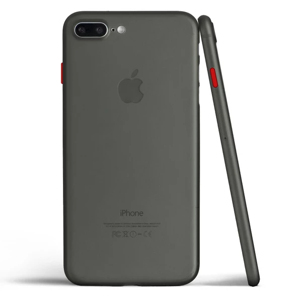 FitCase iPhone 7 Plus / 8 Plus Kılıf Ultra İnce PP Mat Kapak - 3