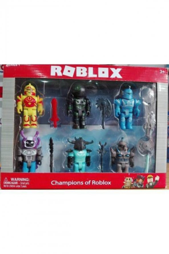 Roblox 6 Karakterli Ve Aksesuarlı Champions Of Roblox Figür Seti