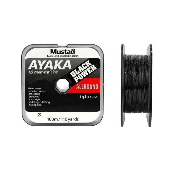 Mustad Ayaka Black Power Allround 0,90mm 100mt
