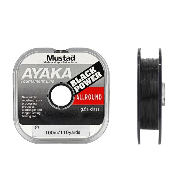 Mustad Ayaka Black Power Allround 0,14mm 100mt ürün görseli 1