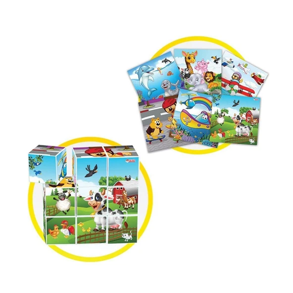 02034 Dede, Resimli Küpler 9 Parça / +1 yaş - 3