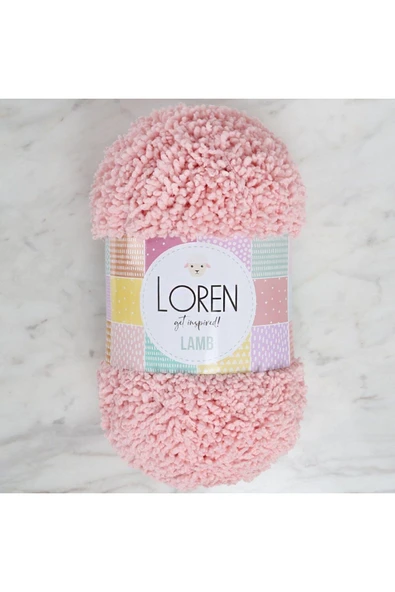 KUZGUN ONLİNE SHOP Loren Lamb Pembe El Örgü İpi - R079