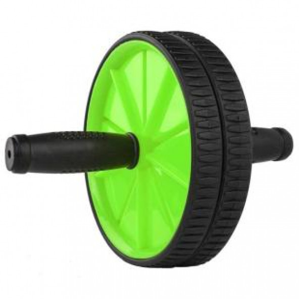 Fitness Karın Kası Sixpack Egzersiz Tekeri Spor Aleti Yeşil