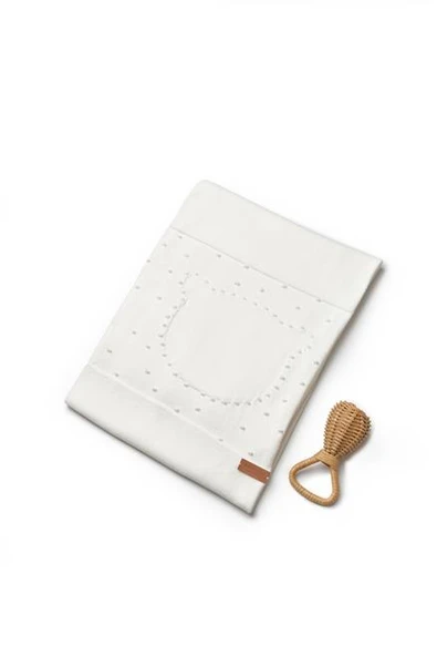 Bebek Triko Battaniye 85*85cm %100 Organik Pamuk - Yenidoğan Serisi - Csy8131