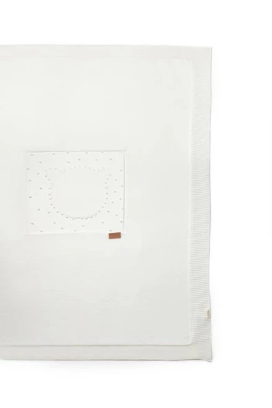 Bebek Triko Battaniye 85*85cm %100 Organik Pamuk - Yenidoğan Serisi - Csy8131 - 3