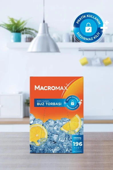 Macromax Buz Torbası (196 Adet Buz Küpü) - 3