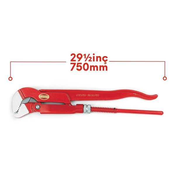 Rıdgıd 19201 4''/100mm 90° Çeneli Maşalı Boru Anahtarı - Resim 2