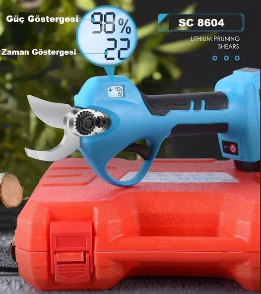 Suca SC 8604 Akülü LED Budama Makası 32 mm 3 Akülü - 4