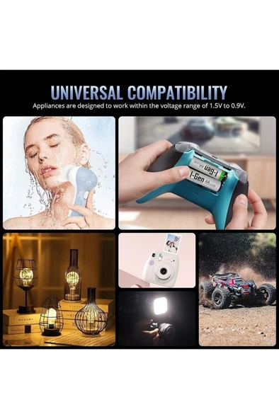 I-Gen B111 4 Adet AA 2700 Mah Şarj Edilebilir Kalem Pil 1.2V Ni-MH Şarjlı Pil - 6