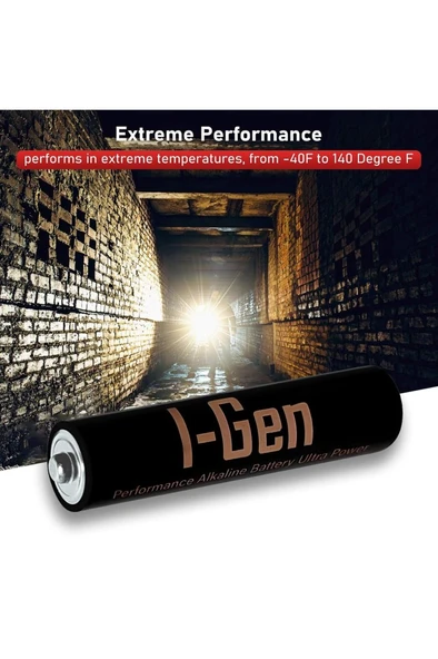 I-Gen A114 Ultra Alkalin AA Kalem Pil 40'lı Paket LR6 1.5V - 5