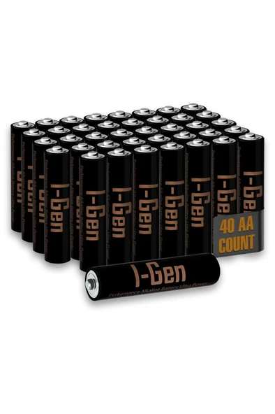 I-Gen A114 Ultra Alkalin AA Kalem Pil 40'lı Paket LR6 1.5V