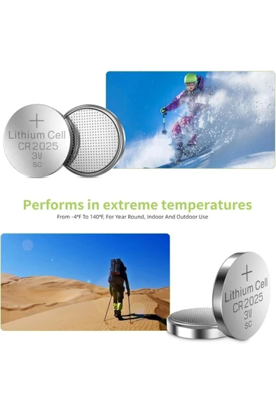 I-Gen CR2025 Pil 5'li Paket Lityum Düğme Pil 3V 2025 - 6