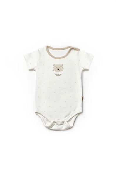 Bebek Keseli 4'lü Takım Set %100 Organik Pamuk - Yenidoğan Serisi - CSY8134 - 3