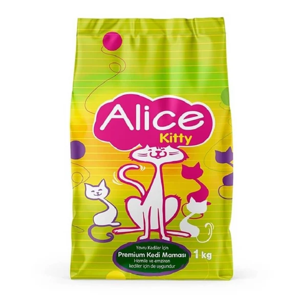Alice Kitty Tavuk Etli Yavru Kedi Maması 1 kg