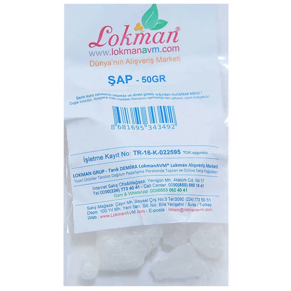 Şap Doğal Granül Parça Çakıl Şap Taşı 50 Gr Paket - 4