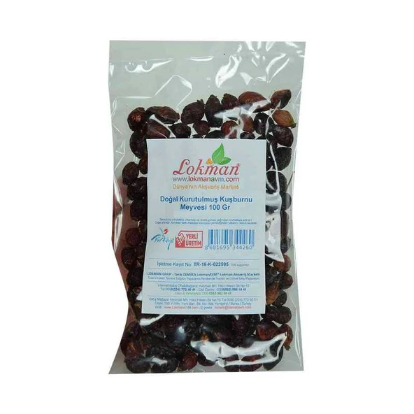 Kuşburnu Doğal Kurutulmuş 100 Gr Paket - 3