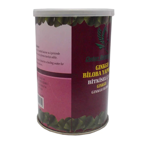 Doğal Ginkgo Biloba Yaprağı 100 Gr Teneke Kutu - 3