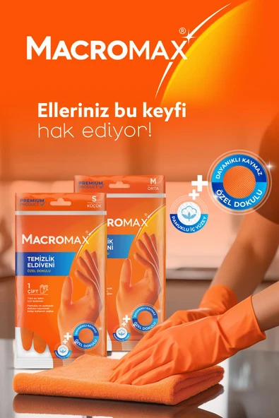 Macromax Standart Eldiven Orta Boy x 3 Adet - 2