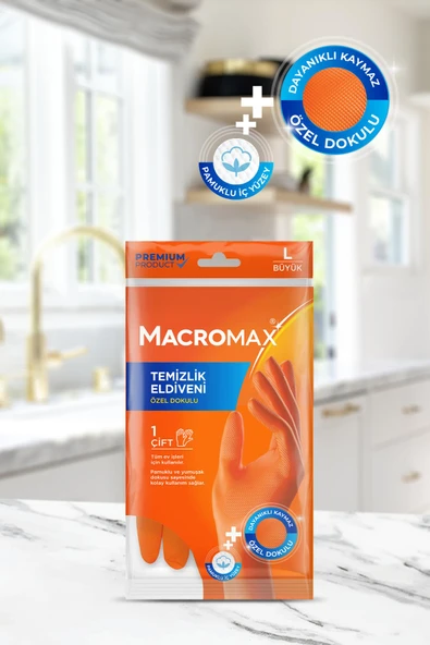 Macromax Standart Eldiven Büyük Boy x 3 Adet - 3