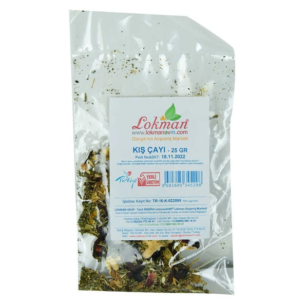 Bitkisel Karışık Osmanlı Çayı Kış Çayı 25 Gr Paket - 3