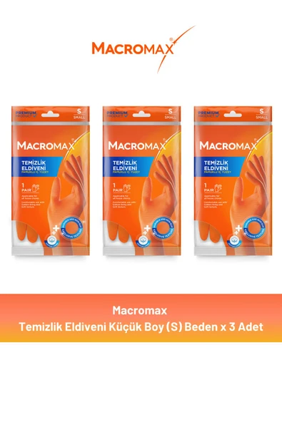 Macromax Standart Eldiven Küçük Boy x 3 Adet