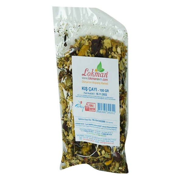 Bitkisel Karışık Osmanlı Çayı Kış Çayı 100 Gr Paket