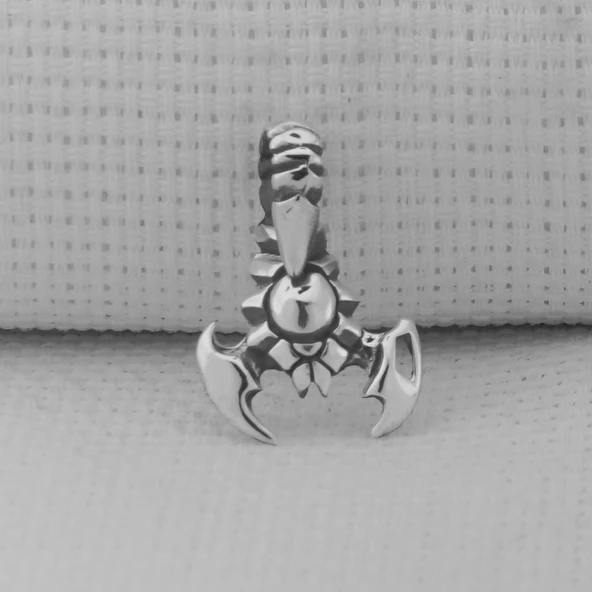 Akrep 925 Ayar Gümüş Kolye Ucu ürün görseli 1