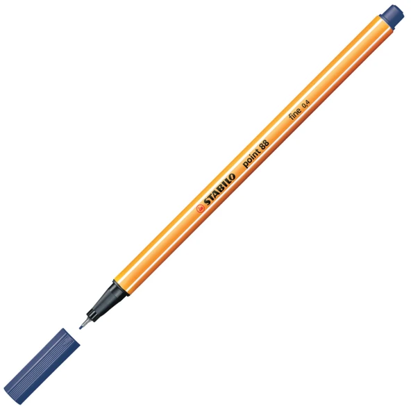 Stabilo Gece Mavisi Keçe Uçlu İnce Kalem 88 Point 0.4 MM 88/22