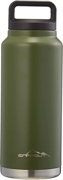 Nurgaz Campout Çift Katmanlı Termos Yeşil 1000 Ml (Ng 163)