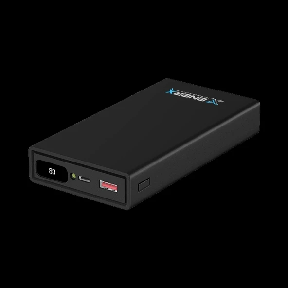 eNeRX Powerbank 20000 mAh 2.1 Amper Dijital Göstergeli ENR-P20188DC Beyaz - 4