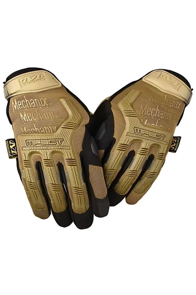 Single Sword Mechanix Tam Parmak Taktik Eldiven, Darbe Emici İş Eldiveni, Dokunmatik Özellikli Motosiklet&Spor Eldiveni, Unisex - 3