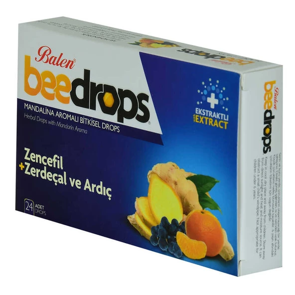 Mandalina Aromalı Bitkisel Drops 24 Adet - 3