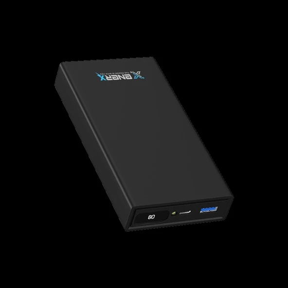 eNeRX Powerbank 20000 mAh 22.5 Watt Dijital Göstergeli ENR-P20188DT Siyah - 2