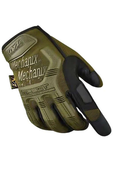 Single Sword Mechanix Tam Parmak Taktik Eldiven, Darbe Emici İş Eldiveni, Dokunmatik Özellikli Motosiklet&Spor Eldiveni, Unisex - 7