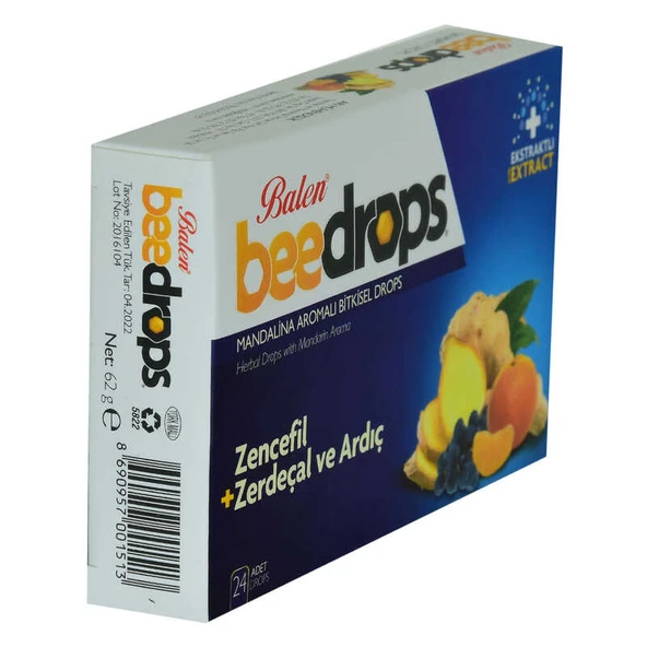 Mandalina Aromalı Bitkisel Drops 24 Adet - 4