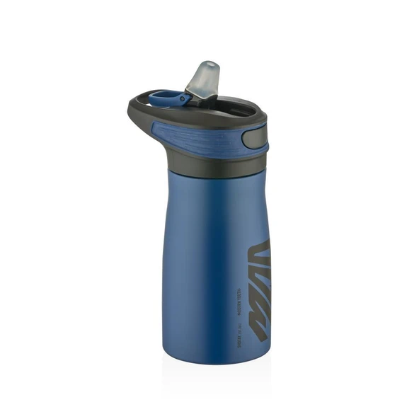 Shotay Mod Çelik Termos Matara 470Ml Lacivert - 2