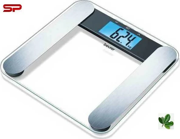 Beurer BF 220 Cam Diyagnoz Terazi Büyük Lcd Ekran Baskül Tartı - 3