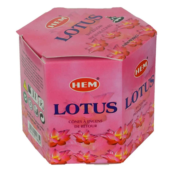 Geri Akış Şelale Nilüfer Kokulu 40 Konik Tütsü - Lotus Backflow Incense Cones - 4