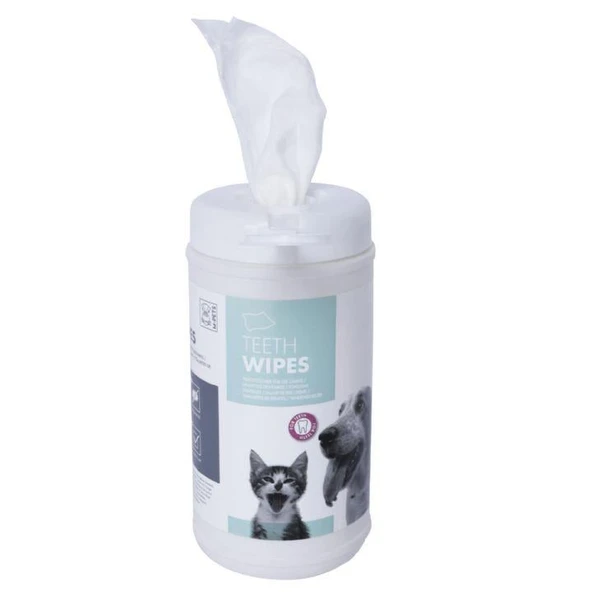 M-Pets Kedi/Köpek Diş Temizleme Mendili 40lı