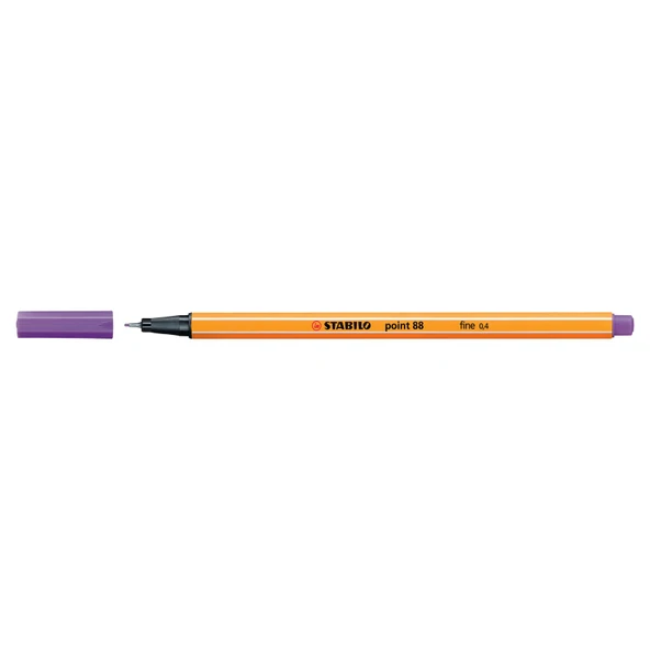 Stabilo Mor Keçe Uçlu İnce Kalem 88 Point 0.4 MM 88/55 - 2