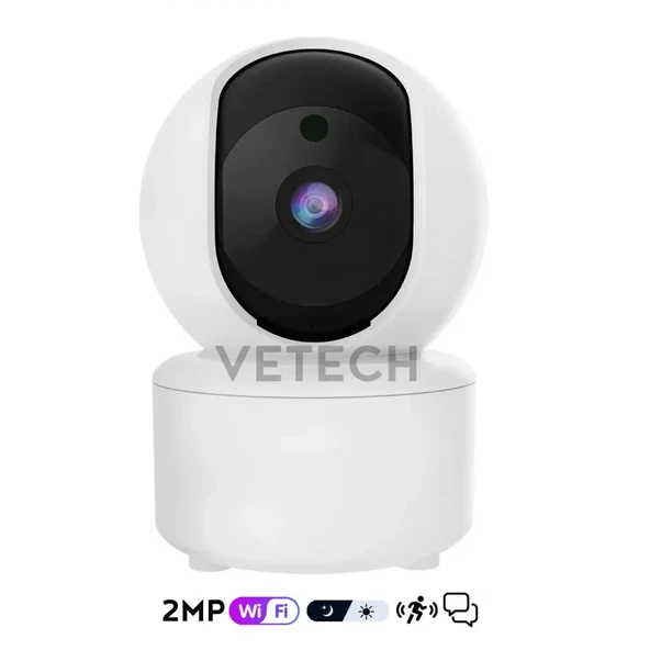 İç Mekan İçin 2.4G WİFİ Bağlantılı Çift Lensli 2MP 1080P Full HD IP Kamera BLM-59 - 9