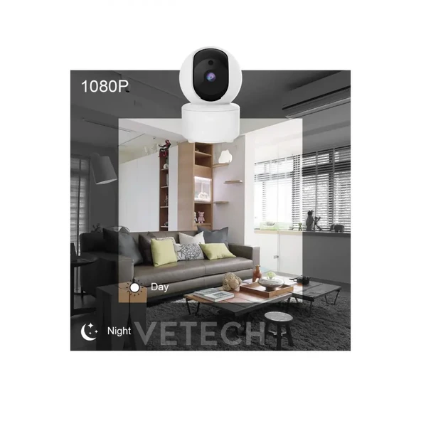 İç Mekan İçin 2.4G WİFİ Bağlantılı Çift Lensli 2MP 1080P Full HD IP Kamera BLM-59 - 3