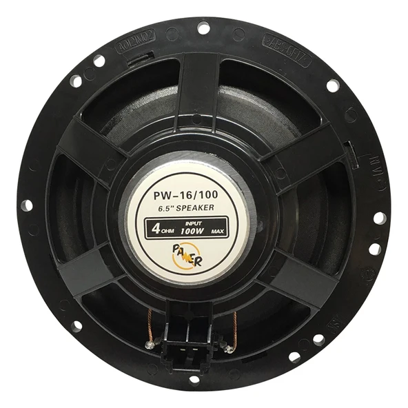 POWERMASTER PW-16/100 4 OHM 100 WATT 16 CM TEKLİ OTO HOPARLÖR