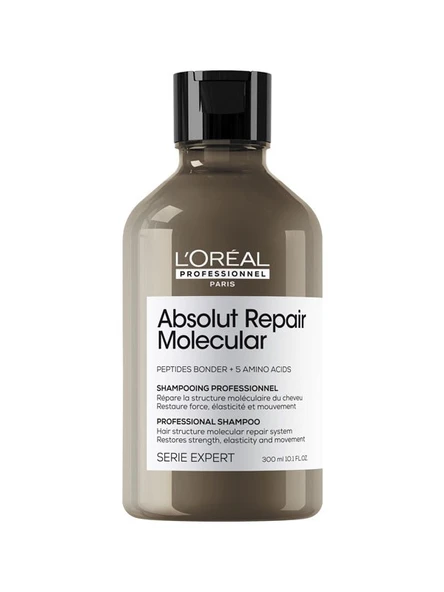 Loreal Serie Expert Absolut Repair Molecular Tüm Yıpranmış Saçlar Için Onarıcı ve Güçlendirici Sülfatsız Şampuan 300 ml