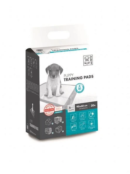 M-Pets Yavru Köpek Çiş Eğitim Pedi 90x60cm 30lu