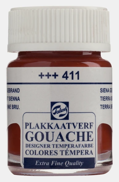 Talens Guaj Boya 16 ml Burnt Sienna 411 ürün görseli 1