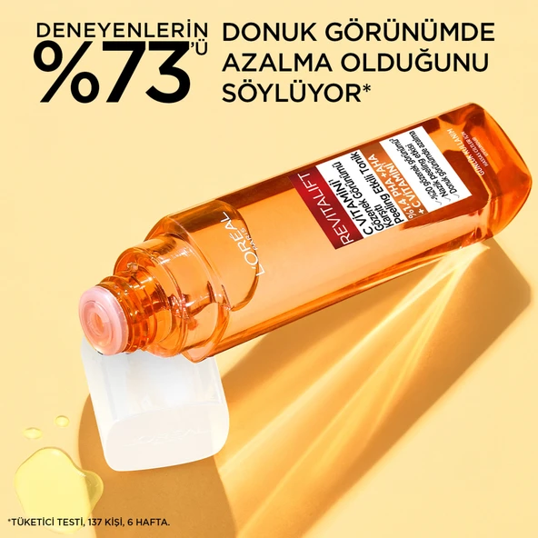 L'Oréal Paris Revitalift C Vitamini Gözenek Görünümü Karşıtı Peeling Etkili Tonik - 3