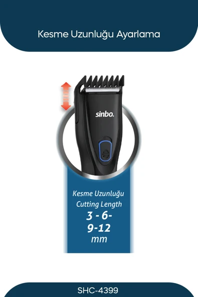 Sinbo SHC-4399 Saç Sakal Düzeltme Makinesi - 3