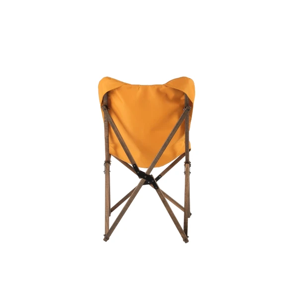 Bag The Joy Ahşap Katlanır Kamp Bahçe Sandalyesi Antrasit İskelet Hardal Kılıf - 5