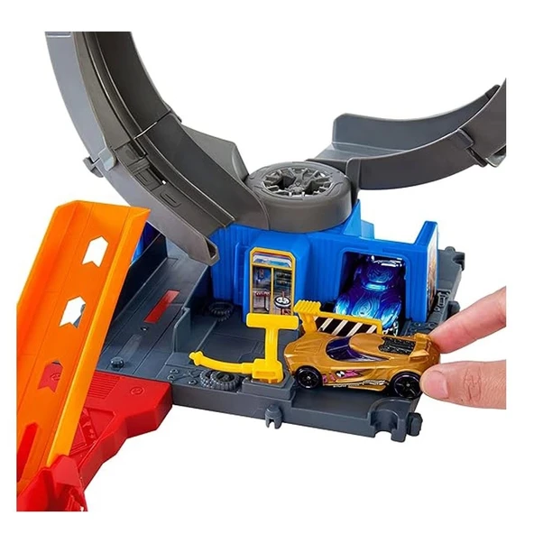 Hot Wheels Yarasa Çemberi Saldırısı Oyun Seti HTN78 - 5